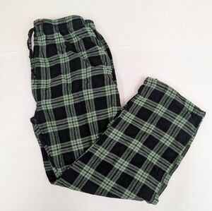 Andrew Scott 100% Cotton Green Flannel Pajama Pants Medium [180]